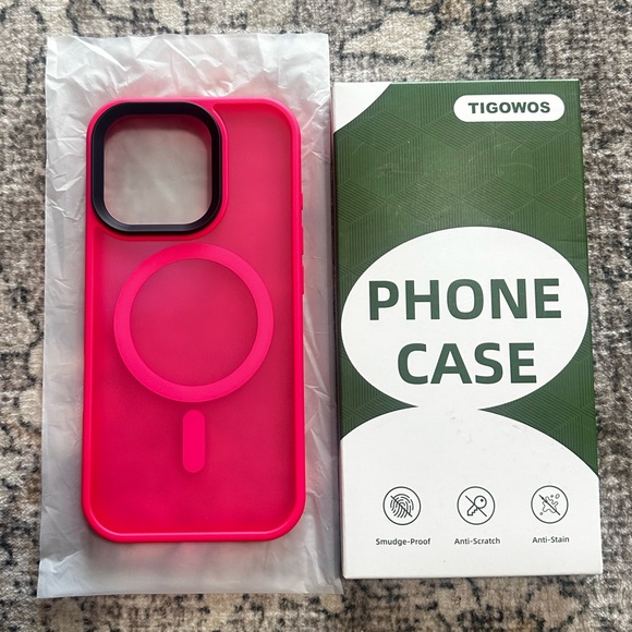 Other - iPhone 16 Pro Phone Case 6.3 inch, Hot Pink